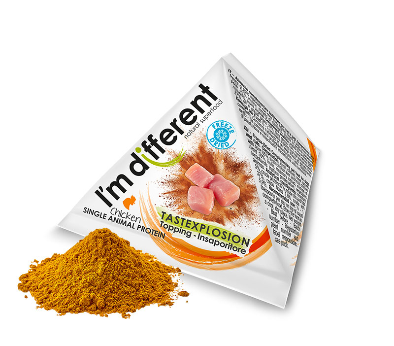 Insaporitore liofilizzato con pollo per gatti confezione 8g