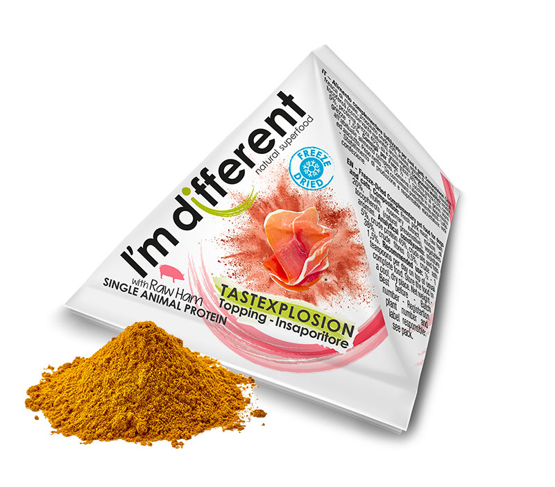 Insaporitore liofilizzato con prosciutto crudo per cani confezione 8g